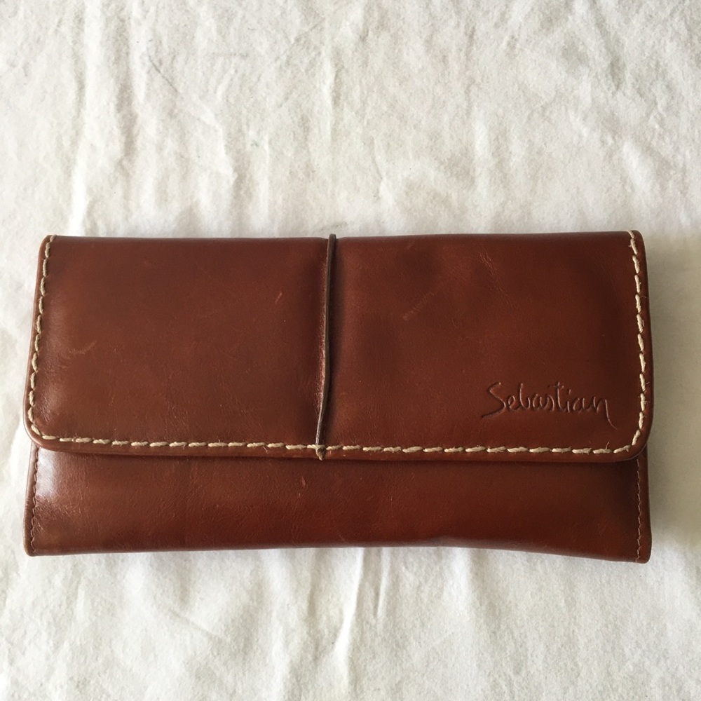 Sebastian Vintage Large brown wallet